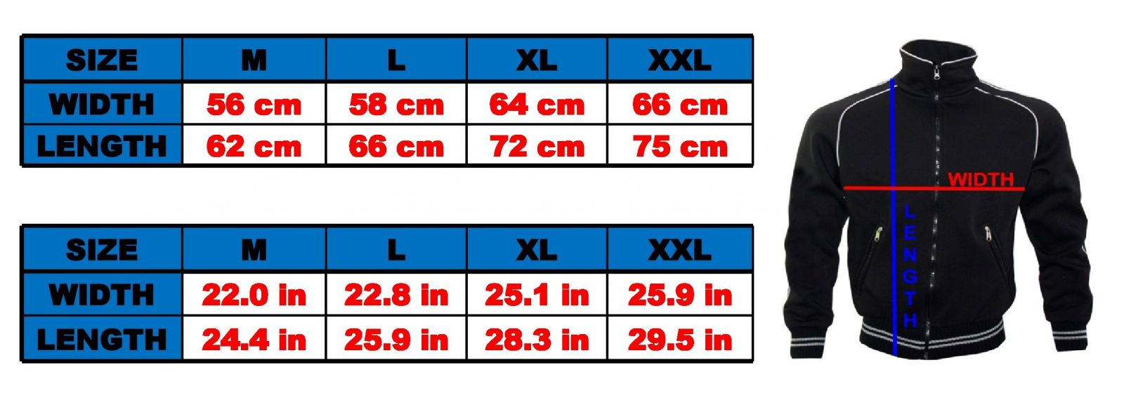 eu sizes in inches
