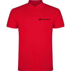 audi sport camiseta polo bordada 