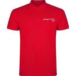 dodge srt charger demon camiseta polo bordada 