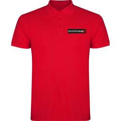 dodge srt charger demon camiseta polo bordada 