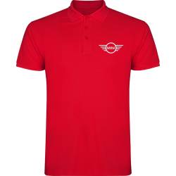 mini cooper camiseta polo bordada 