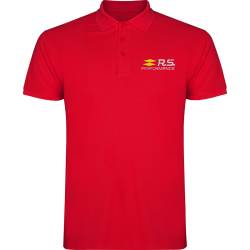 renault rs performance camiseta polo bordada 