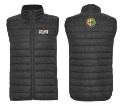 alfa romeo gilet broderies quilted vest ricamo embroidery 