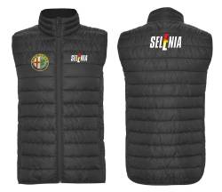 alfa romeo gilet broderies quilted vest windbreaker 