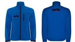 Aprilia racing jacke veste softshell chaqueta sudadera cremallera 