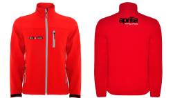 Aprilia racing softshell jacket jacke chaqueta sudadera ricamo 