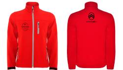 citroen racing jacke veste softshell chaqueta sudadera cremallera 