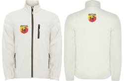 fiat 500 abarth jacke veste softshell chaqueta sudadera cremallera 