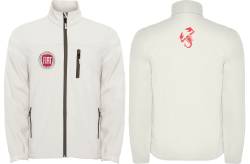 fiat 500 abarth scorpion softshell jacket jacke chaqueta sudadera ricamo 
