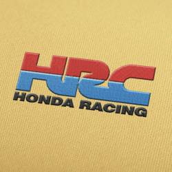 hrc honda racing embroidery bordado 