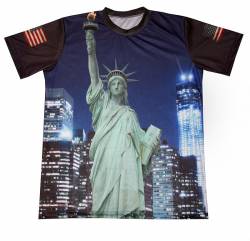 usa new york statue liberty trip maglietta destinazione 