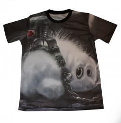tee gothic scared puffy 