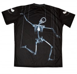 camiseta gothic skull esqueleto 