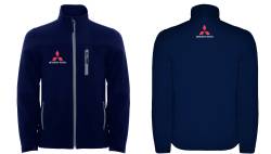 Mitsubishi motors lancer 3000gt softshell felpa sweat zippe veste jacke bordado 