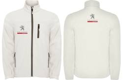 peugeot sport softshell felpa sweat zippe veste jacke bordado 