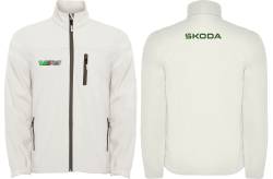 skoda enyaq softshell jacket jacke chaqueta sudadera ricamo 