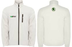 skoda enyaq vrs softshell jacket jacke chaqueta sudadera ricamo 