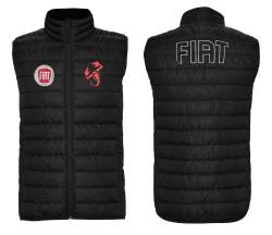 fiat 500 scorpion adventure steppweste stickerei gilet ricamo 