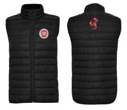 fiat punto mobi 500 steppweste stickerei gilet ricamo 