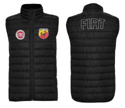 fiat scorpion panda 500e gilet broderies quilted vest 