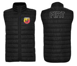 fiat scorpion panda abarth gilet broderies quilted vest 