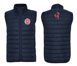 fiat 500 scorpion steppweste stickerei gilet ricamo 
