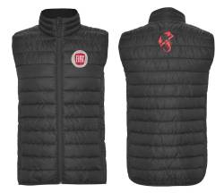 fiat 500 scorpion steppweste stickerei gilet ricamo 