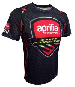 aprilia racing sport production be a racer carbon shirt 