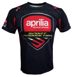 aprilia racing sport production be a racer carbon tshirt 