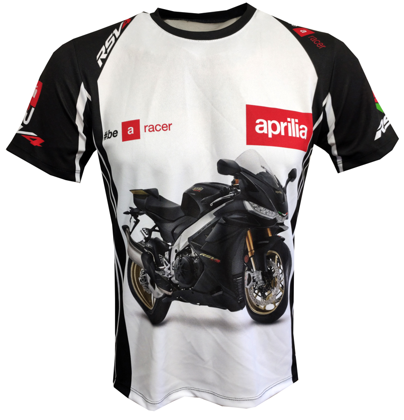 aprilia rsv4 1100 factory be a racer tshirt 