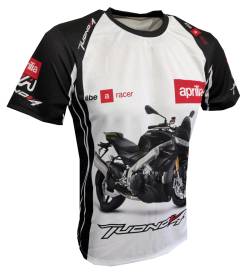 aprilia tuono v4 be a racer carbon 3D camiseta 
