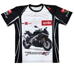 aprilia tuono v4 be a racer carbon 3D overall print t shirt 