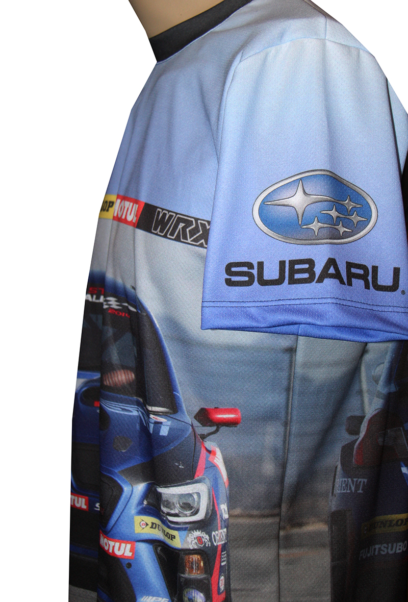 Subaru WRX t-shirt with logo and all-over printed picture - T 