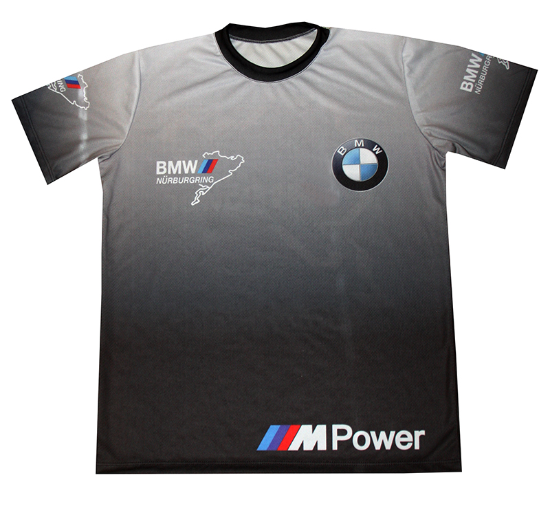 BMW Nurburgring t-shirt with logo and all-over printed picture - T ...