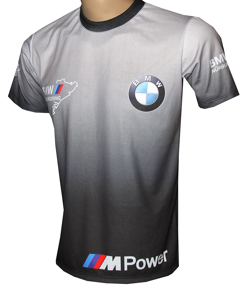 BMW Nurburgring t-shirt with logo and all-over printed picture - T ...
