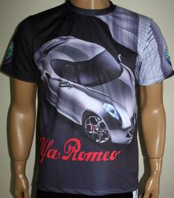 Alfa Romeo 4C concept car tshirt