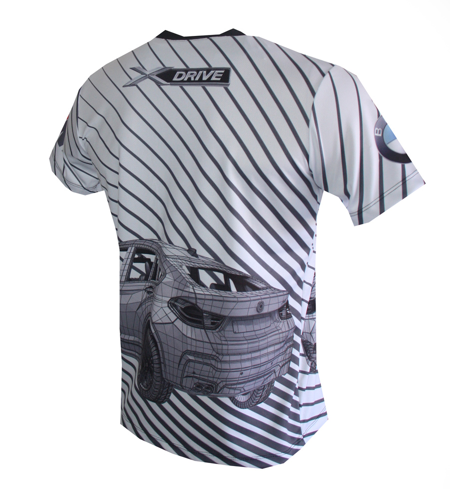 BMW X-DRIVE t-shirt with logo and all-over printed picture - T-shirts ...