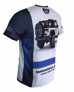Jeep Wrangler t-shirt with logo and all-over printed picture - T-shirts ...