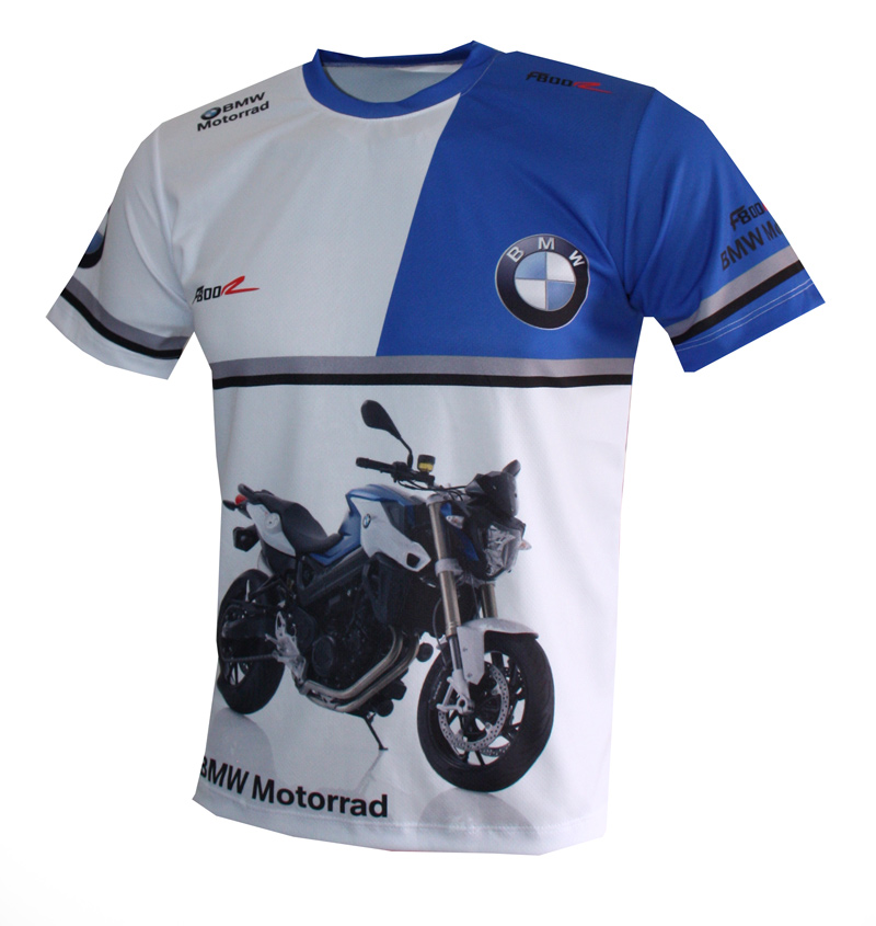 BMW F800R t-shirt with logo and all-over printed picture - T-shirts ...