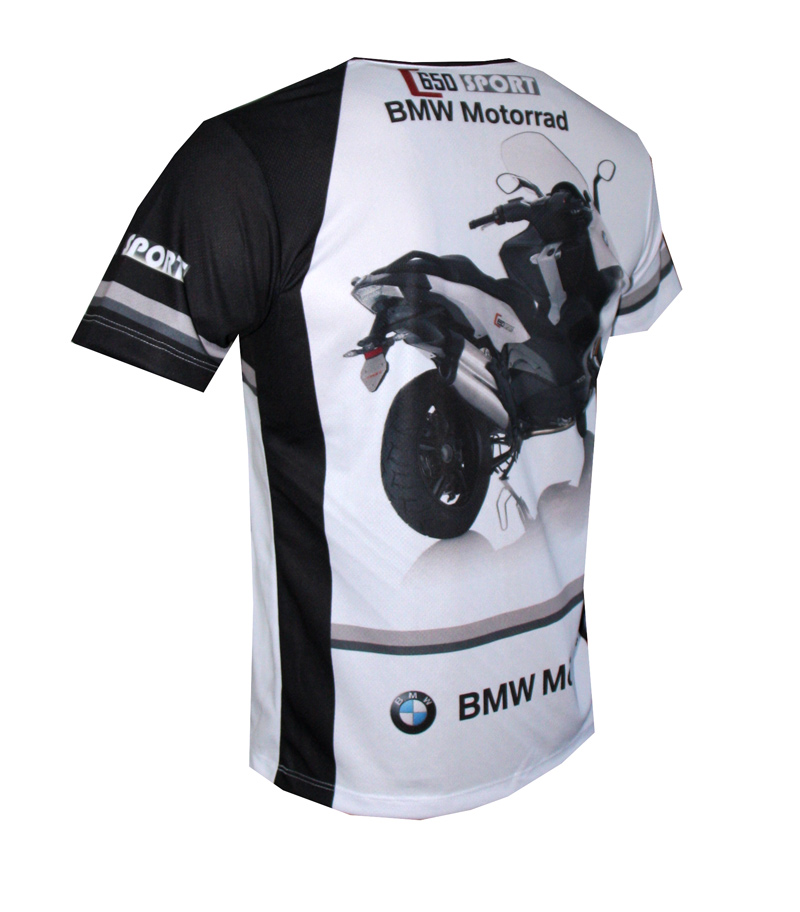 BMW C 650 t-shirt with logo and all-over printed picture - T-shirts ...
