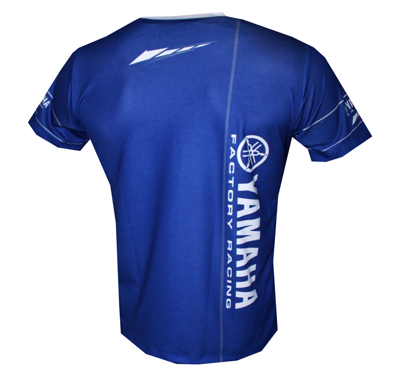 Yamaha T Shirt With Logo And All Over Printed Picture T Shirts With All Kind Of Auto Moto
