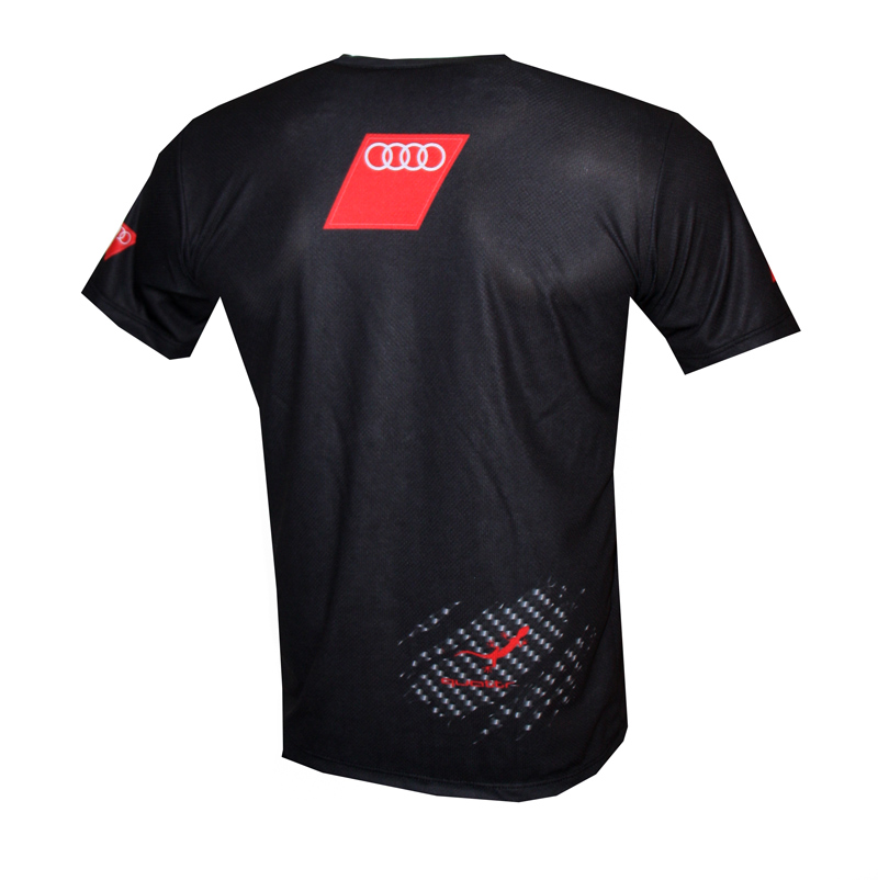 Audi T shirt With Logo And All over Printed Picture T shirts With All 