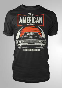 american muscle car racing t shirt 