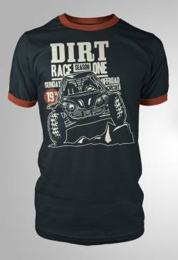 buggy dirt offroad racing tshirt 