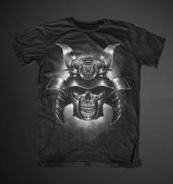 spirit ronin art funky skull shirt tee 