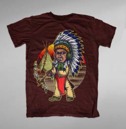 indian native american chieftain funny tshirt 