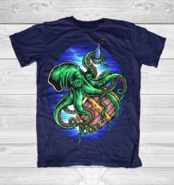 octopus king ocean creature t shirt 