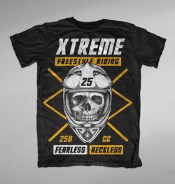 extreme bike riding fearless adrenaline shirt 