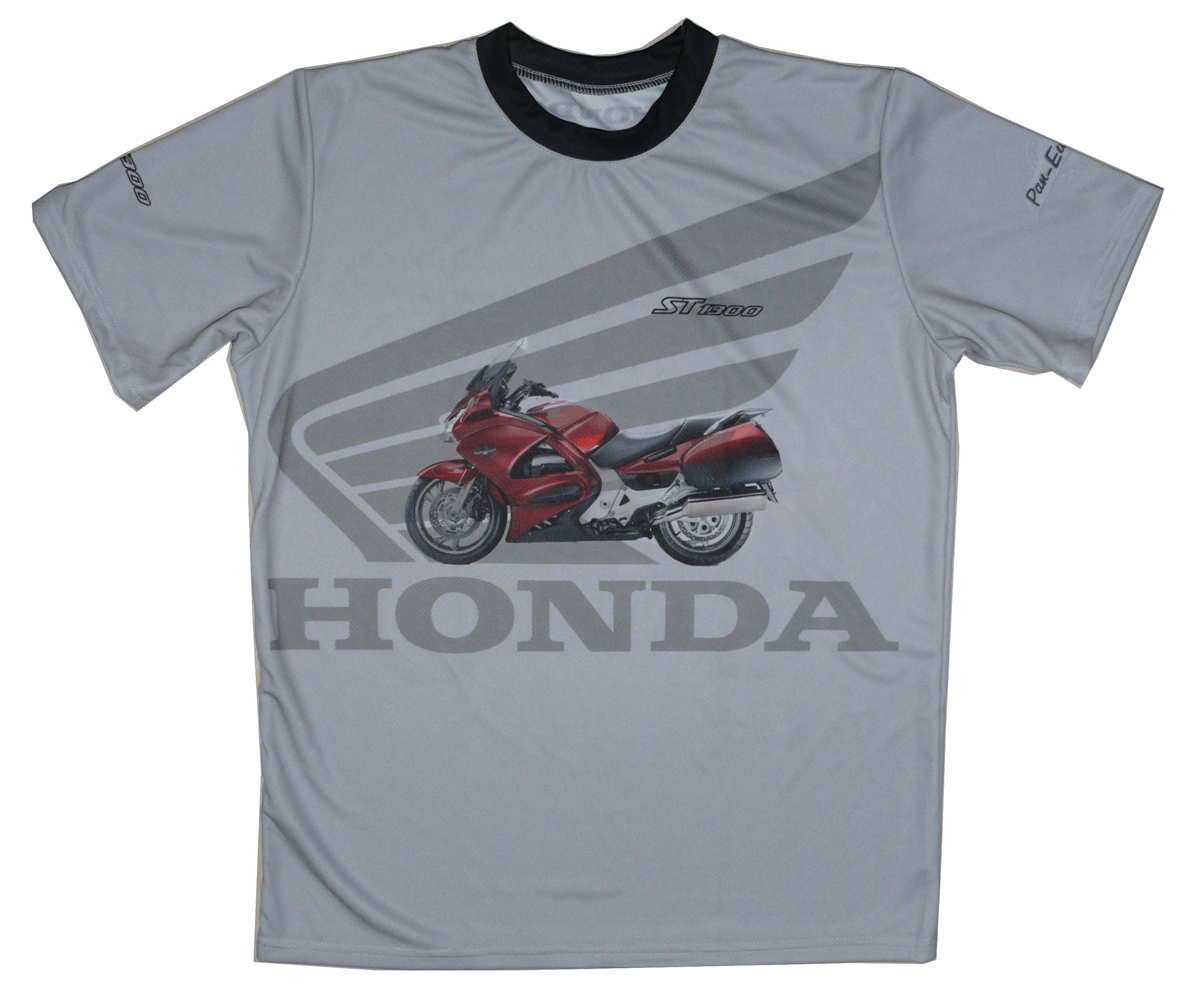 Honda ST1300 Pan European tshirt with logo and allover