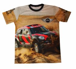 mini cooper dakar rally shirt motorsport racing 